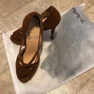 Camel color Louboutins